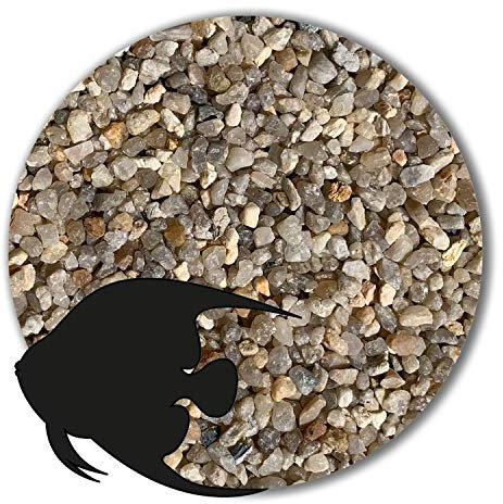Anbobo Müller GmbH - Aquarium Sand/Aquarium Kies - 25 KG - 2,0-4,0mm - Natur - Deutsche Premiumqualität