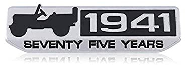 Auto Sticker 3D metallo 1941 adesivi per auto emblema distintivo decalcomania per Jeep Renegade Compass Patriot Wrangler JK Rubicon Cherokee:, adesivo 3M