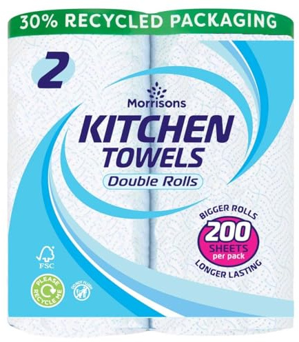 Morrisons 2 Double Kitchen Rolls