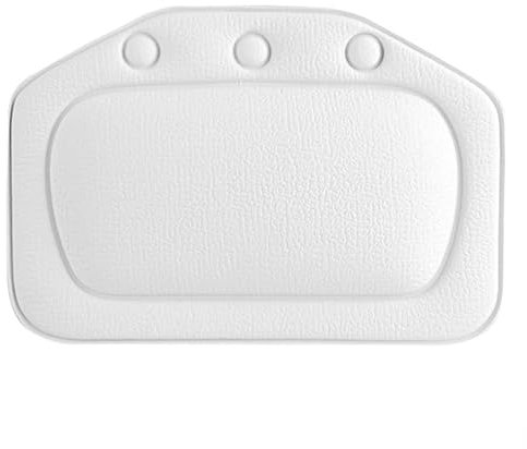 LATRAT Kopfstütze Badewanne, Badewannen Kissen Weicher Schaum Gepolstert Spa Badewanne Kissen Badewanne für Hauptgebrauch, Weiß