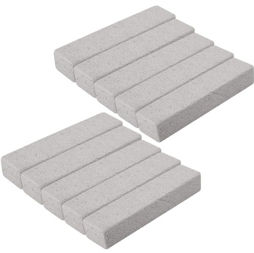 TNSLAND 10 Pietre Pomice per Wc, Pietra Pomice per La Pulizia del WC, Barbecue, Cucina, Doccia, Lavandino