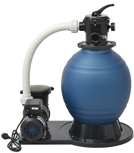 Bomba filtro de arena, Cinyiqo Depuradora Piscina Arena, Filtro Piscina, Bomba De Picina, 1000 W 16800 l/h XL