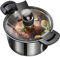 ETUCYNG Pressure Cooker Pot - Home Cooking Pressure Pot Cookware,Ergonomic Thick Kitchen Gadgets Efficient Meals Cooking for Family Lovers Friends Gathering