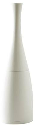 COSMIC Saku Escobilla de Baño Minimalista de Estilo Nordico Fabricada en Plástico y Resina. Escobillero de Suelo para WC en Color Blanco Marfil