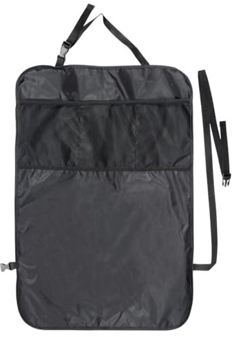 Generico Protezione Schienale Auto Per Piedi Bambini | Protezione Posteriore Sedile Anti Calcio | Antiscivolo con Tasca a Rete per Giocattolo Telefono Bottiglia Snack