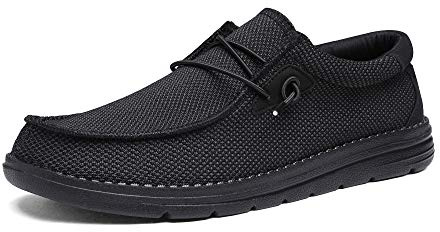 Bruno Marc Mocassini Slip-on Uomo Casual,Nero,43