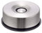 KÜCHENKOMPANE – magnetischer Messerhalter aus Edelstahl in silber | Magnet mit Saugnapf, ohne bohren |ideal für Kochmesser, Küchenmesser & Chefmesser | 7cm Durchmesser | Designed in Germany