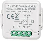 LEDKIA LIGHTING Interrupteur WiFi Compatible avec Interrupteur et bouton-poussoir Conventionnel Blanc