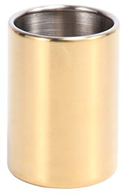 Ciieeo Palillero De Acero Inoxidable Moderno Caja para Palillos De Dientes Recipiente Compacto para Restaurante Y Hogar Dorado