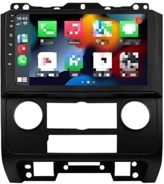 Sistema de navegación para automóviles para Ford para Escape Android 12.0 CarPlay WiFi Estéreo para Coche Radio GPS Reproductor Integrado en el Tablero