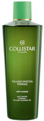 Collistar Talasso Doccia Termale Anti-Acqua, Oleo-Gel Detergente Aromatico con Acqua Termale e Bergamotto, Deterge, Tonifica e Dona Leggerezza, 400 ml