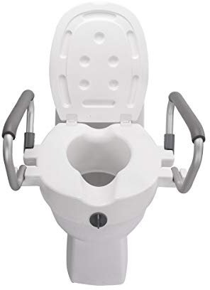Antar AT51205 Toilettensitzerhöhung mit Abdeckung und Armlehne, 5800 g