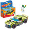 Mega Construx GVM30 - Hot Wheels Muscle Bound Bauset mit 102 Bausteinen, 1 bewegliche Mikro-Actionfigur im Rennanzug, Spielzeug ab 5 Jahren