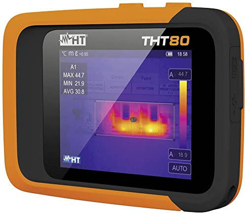 HT Instruments THT80 Värmekamera -20 till +550 °C 25 Hz integrerad digitalkamera, WiFi, Pekskärm
