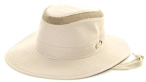 Mens Aussie Bush Hat Vented Outback Safari Lightweight Wide Brim Summer Adjustable Sun Cap