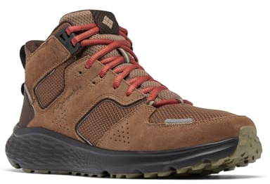 Columbia Mens Benson Mid Hiking Shoe, Dark Brown/Spice, 10.5
