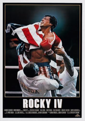 OMG Printing Póster de Rocky 4 Stallone | Póster de película | A2-420 mm x 594 mm