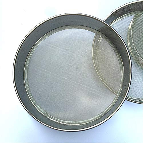 Labsikt Testsikt i rostfritt stål, 20 cm diameter, 12–200 mesh(Other aperture)
