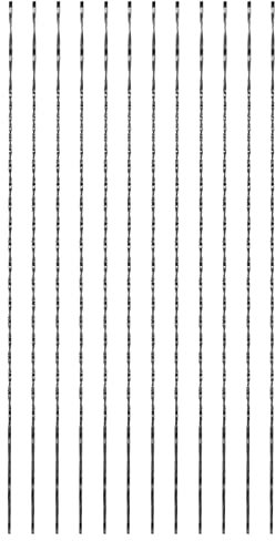 12 pièces Lames de Scie à Chantourner, Lames de Scie pour le Travail du Bois pour Métal Plastique Coupe Sciage culpter(7#saw blade) Sawblade