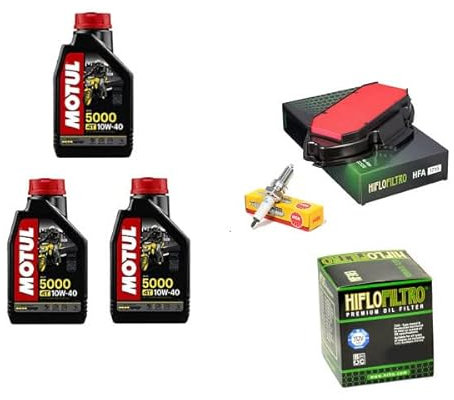 KIT TAGLIANDO CANDELA FILTRI + OLIO MOTORE COMPATIBILE CON Yamaha Tracer 900 MTT850 ABS 2018