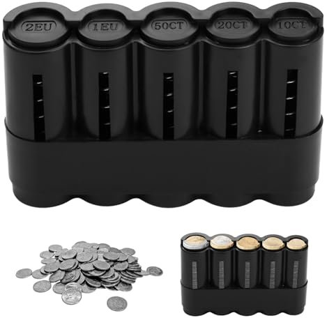 Professioneller Münzsortierer, langlebiger und praktischer Münzsortierer für Taxifahrer, Kellner und Verkäufer, erleichtert schnelle Transaktionen, ideal für den professionellen und persönlichen