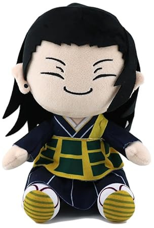 Zhongkaihua JJK Geto Suguru Plush Figure 23CM Plush Pillow Anime PP Cotton Cushion Soft Stuffed Furry Car Home Sofa Christmas Decoration Pendant Ornament