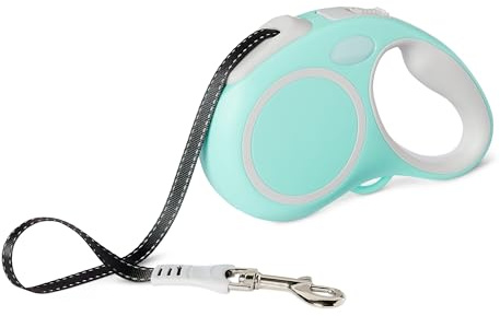 Amazon Basics Hundeleine, einziehbar, Größe M, Blau