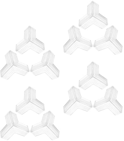 SUPVOX 12 Protectores De Esquinas Anticolisión para Mesas Y Sillas Seguros para Bebés Protectores De Esquinas para Muebles Infantiles para Muebles PVC