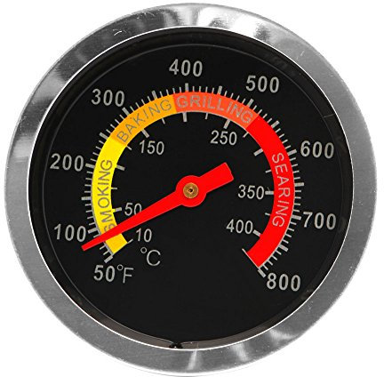 GUMEI Termometro per Barbecue per Barbecue in Acciaio Inossidabile per Barbecue, termometro per Barbecue 10-400 ℃