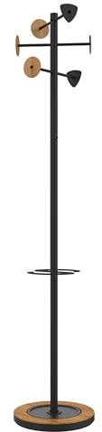 Unilux Bora Portemanteau Noir/Bambou