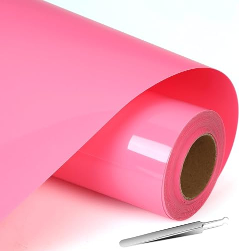 NCRGB Heat Transfer Vinyl(innehåller Verktyg) Transfer Paper,Vinyl för Termisk överföring för T-shirts,De Flesta Textilier,Graveringsmaskiner,Lätt att Klippa och överföra