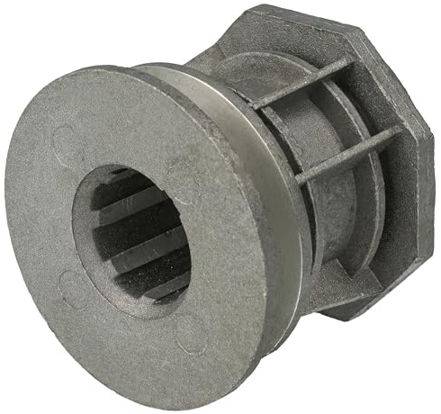 vhbw Moyeu de lame tondeuses à gazon compatible avec McCulloch M53-190AWRPX, M53-160 AWRPX, M53-160ER, M53-170 AWRPX, M53-190 AWRPX - argenté