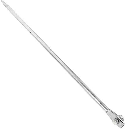 DOITOOL Erdungsstift Erdungsdrahtklemme Schrägloch Anfaswerkzeug Erdungsstab Für Erdungspfahl Erdungsstab Aus Kupfer Erdsondenstab Elektrozaun-erdungsstab Kabel Eisen Einzelnes Loch