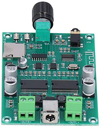 Aolidsive Förstärkarmodul Bluetooth 5.0 Digital Potentiometer, 2-kanals Digitalt Förstärkarkort XH A354, Liten Storlek Enkel Förvaring Enkel Användning för Ljud-gör-det-själv-användare Hemma