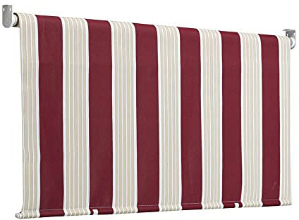 Linea Garden Friend T1372028/E Tenda da Sole a Caduta, Riga Bordeaux, 200x8x250 cm