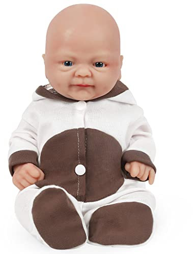 Vollence 36cm Muñeca Bebé de Silicona Completa,no Son Muñecas de Vinilo, Muñecas Reales Silicona de bebé, Muñeco bebé Realista de Silicona - Niña