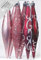 Weihnachtsschmuck Eiszapfen Oliven 6 STK. Kunstoff 15cm Christbaumschmuck Deko Weihnachten Christbaumkugeln Weihnachtsbaum Berry Kiss (Beere Glanz/matt)