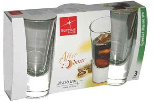 Rocco Bormioli Bistrot Bicchiere Da Liquore 3Pz In Vetro