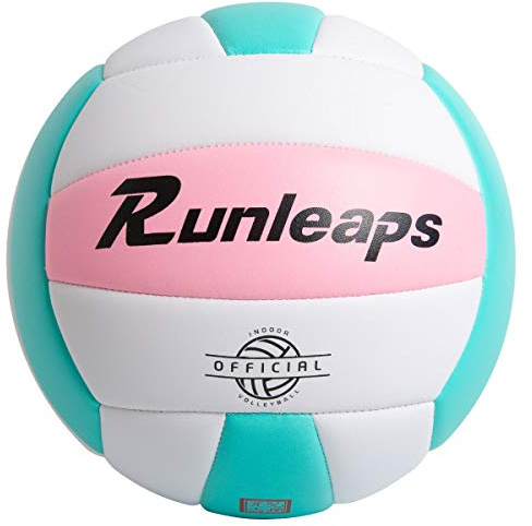 Runleaps Volleyball, Beachvolleyball Weicher Touch Volley Ball Training für Beach Outdoor Indoor Spiel, Größe 5