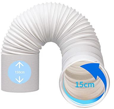 Air Conditioner Hose, 5.9''/5.12'' Diameter Air Conditioner Replacement Tubes for Portable Air Conditioner, Flexible Air Conditioner Hose Extension (Diameter 5.9''/Length 59'')