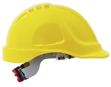 Casque Chantier - Léger Casque de Chantier Professionnel, Casque Chantier Homme, Polyvalent Casque securite, Taille Ajustable, Ventilé Casque de Chantier avec jugulaire, Accessoires compatibles