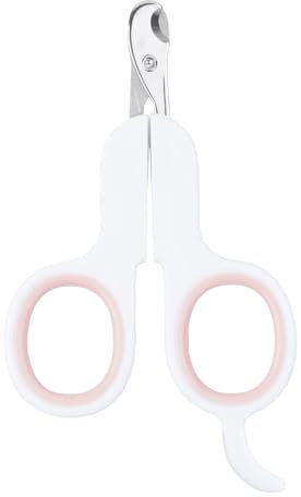 Shengxi Claw Scissors, Cat Safety Cat Nail Cutter for Beginners, Professional Cat Nail Clippers, Stainless Steel Claw Pliers for Kittens, Puppies, Rabbits and Small Animals (Pink)