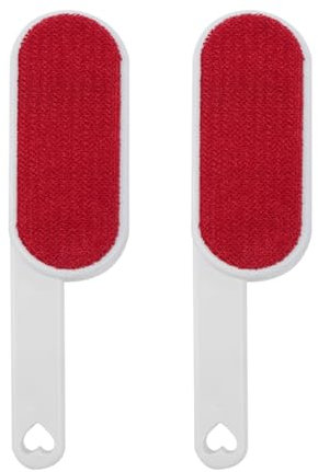 VOANZO 2 Pezzi Spazzola per Pelucchi Spazzola per de-setole a Doppia Faccia Rimuovi Pelucchi per la Pulizia Delicata della lanugine nei Vestiti e nei tappeti