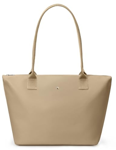 KALIDI Large Handbags for Women Foldable Tote Bag with Zip Waterproof Nylon Women's Totes top-handle bags for Work,School,Travel,Leisure,Shopping