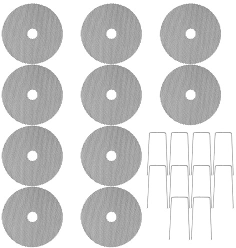 Gihioue Couvre-Sol pour Pots,10 Pièces Coupe Protecteur Anti Fouissement pour Animaux | Protecteur De Sol De Jardin Contre Les Nuisibles | pour Chiens Chats Écureuils