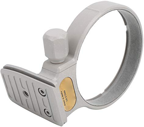 BONKZEBU Anneau de Collier de Montage de Trépied en Alliage Gris Durable, pour Objectif 70-200mm F2.8, Fixation Facile au Trépied, Prolonge Les Heures de Travail