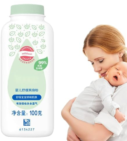 Polvo Corporal – 12,5x5,5cm | Talco Para Bebés | Polvo De Maicena1 Suave Sin Talco Para Bebés Niños Adultos Cuidado De La Piel Calmante Hidratante Anti-rozaduras Cuidado Del Cuerpo Prevención De La De