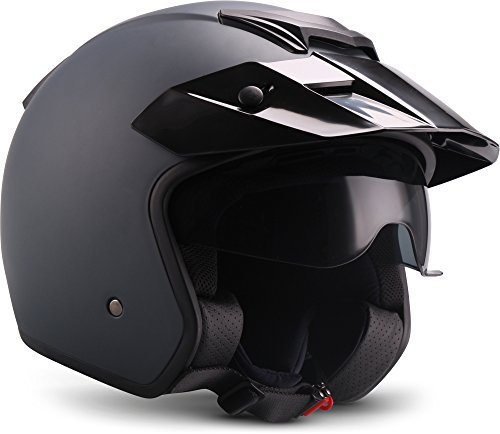 Moto Helmets® S77 „Navy“ · Jet-Helm · Motorrad-Helm Roller-Helm Scooter-Helm Bobber Mofa-Helm Vintage Pilot Biker Helmet · ECE XS (53-54cm)