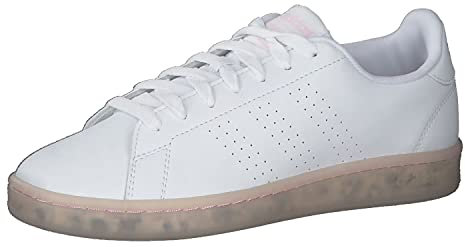 adidas Damen Advantage Leichtathletik-Schuh, Mehrfarbig Ftwbla Ftwbla Roscla, 39 1/3 EU