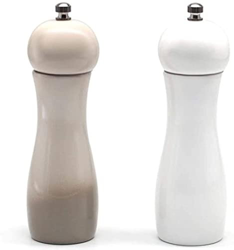 TONZN Moulin à Poivre et sel (Set 2) Moulin en céramique réglable 15 2 cm Moulin à Poivre Manuel en sel de mer Chili Sésame-.b Moulin à sel et Moulin à Poivre (C)